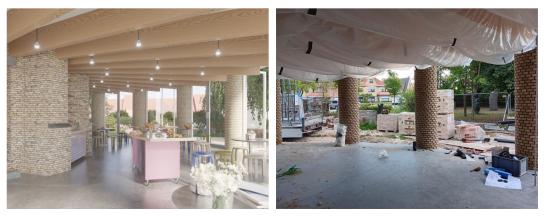 Leescafé: ontwerp en werf