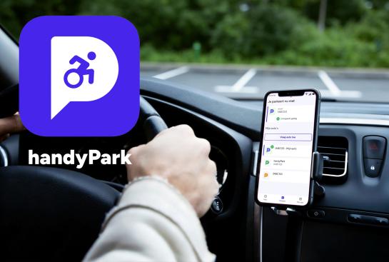 Handypark, handig parkeren voor mensen met een beperking