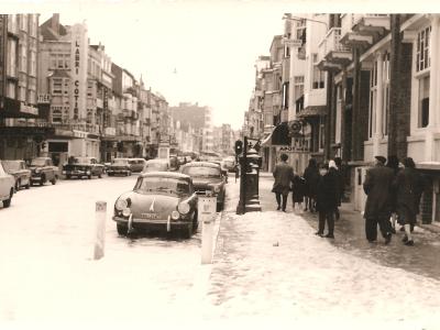 Strenge winter in De Panne