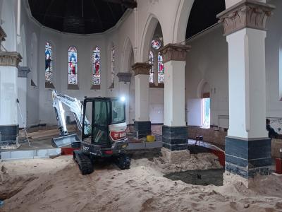 Uitbreken van de vloer